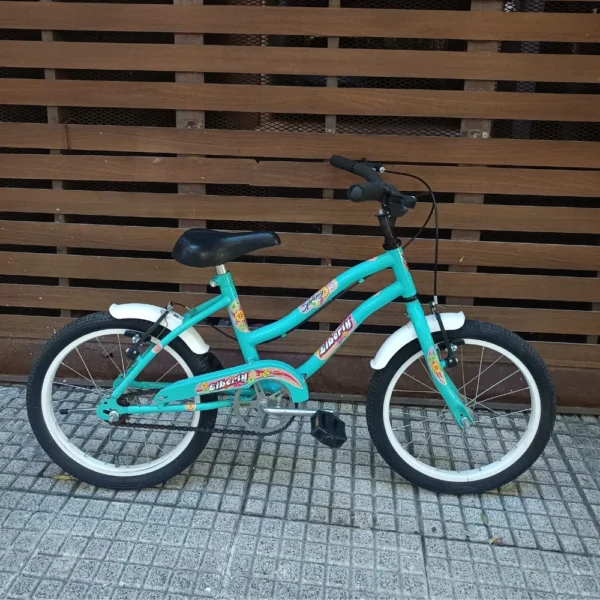 NIÑOS VERDE 01 PORTADA BICICLETA USADA