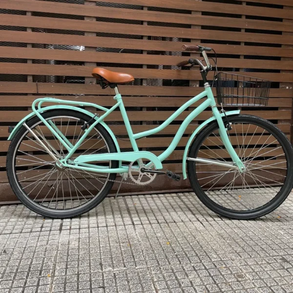 PLAYERA PASEO VERDE 01 PORTADA BICICLETA USADA
